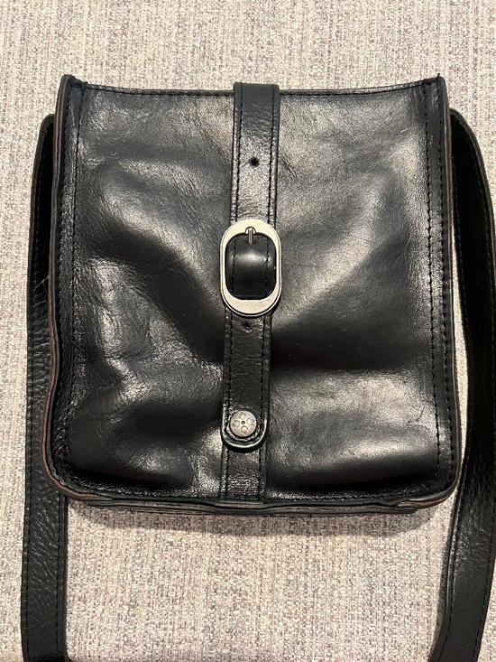 Patricia Nash Handbags - Patricia Nash Black Leather Crossbody Bag Vintage Style